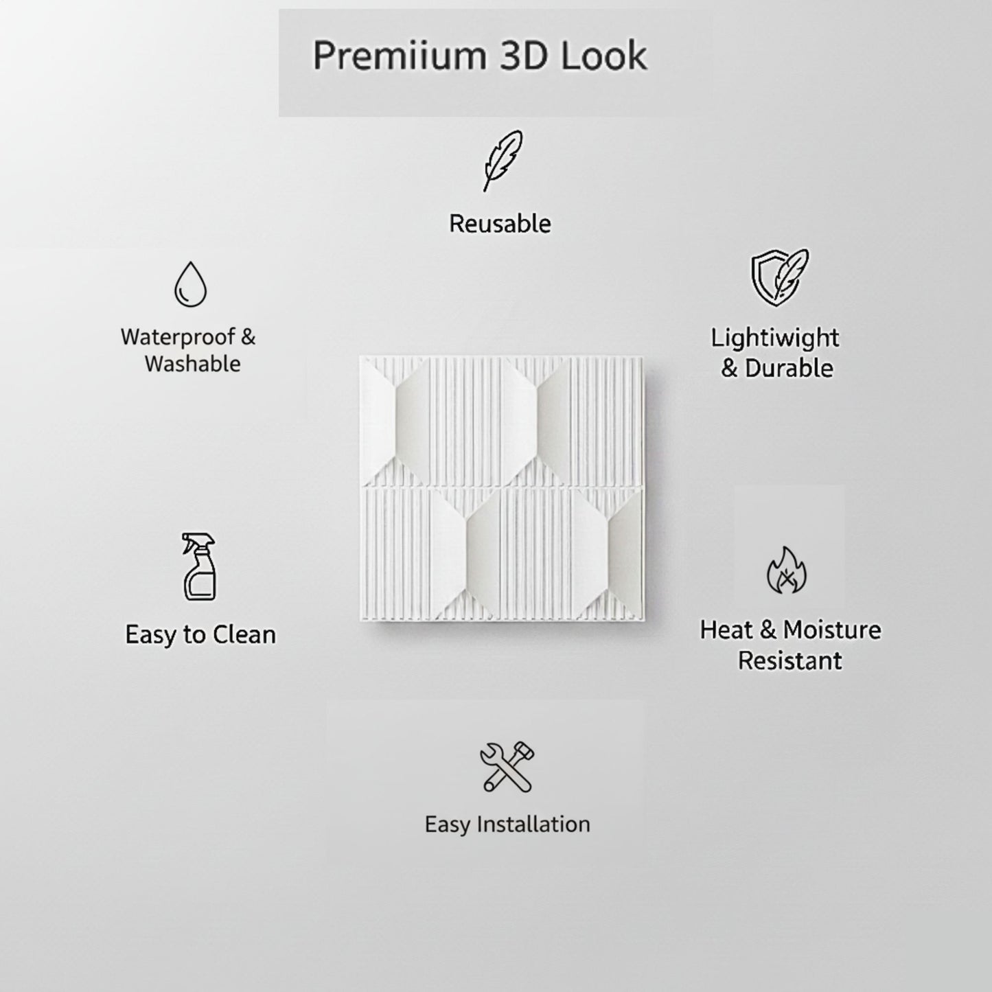 White Tail 3D Wall Panels Artisan Design