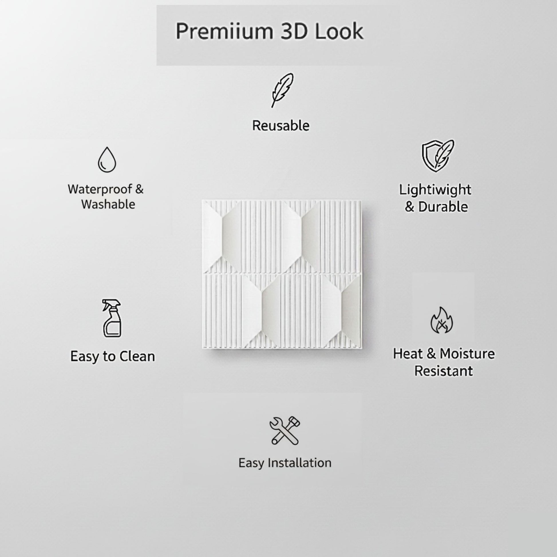 White Tail 3D Wall Panels Artisan Design