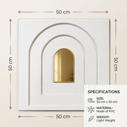 White 3D Wall Panels MR Archi Design
