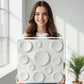 3D Wall Panels - Moon Design 50X50 cm
