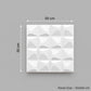 White 3D Wall Panels Pixel Design