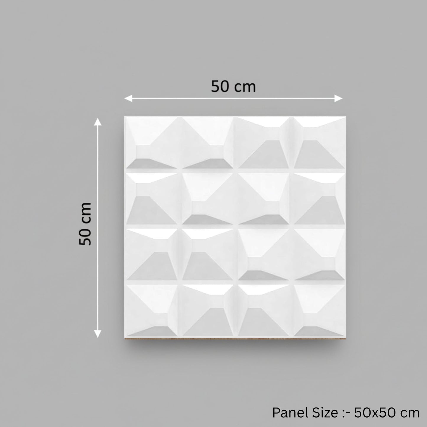 White 3D Wall Panels Pixel Design
