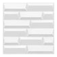 White 3D Wall Panels Vault Design