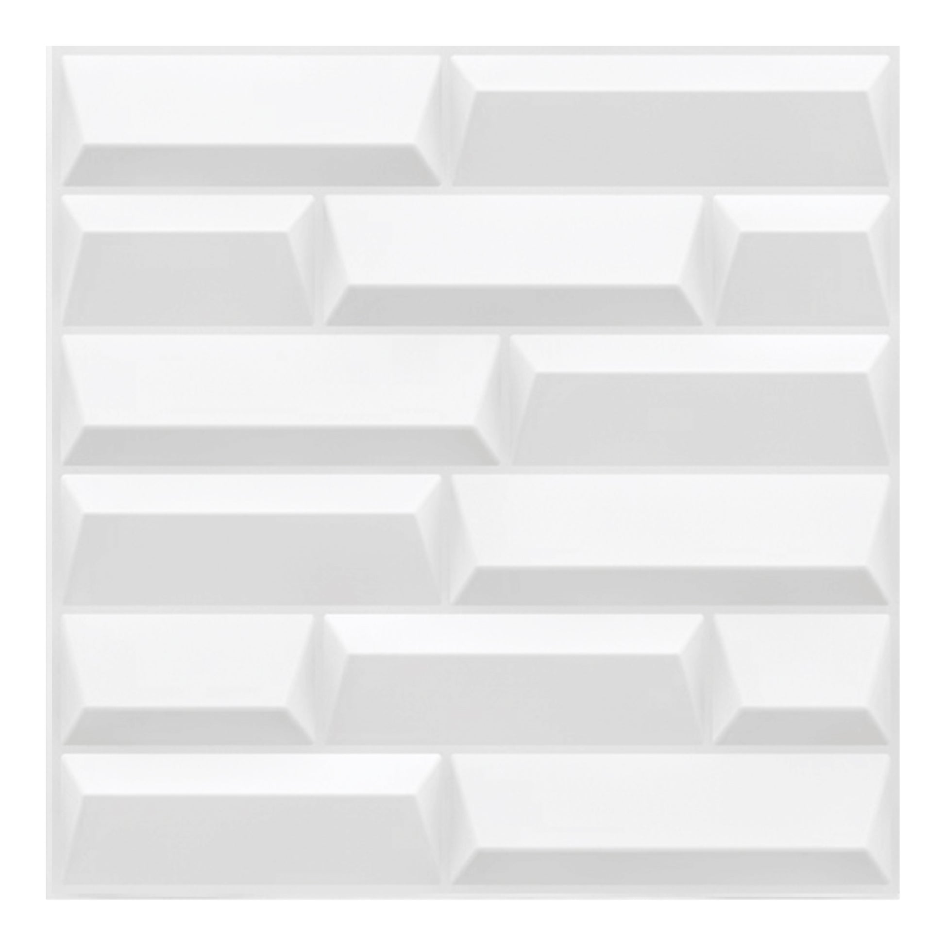 White 3D Wall Panels Vault Design