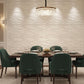 White 3D Wall Panels Wave Design
