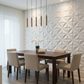 White 3D Wall Panels Bloom Design