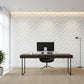 White Butterfly Design 3D Wall Panel Front View