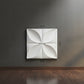White Butterfly Design 3D Wall Panel Front View