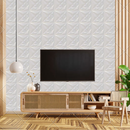 White Diamond Design 3D Wall Panel-2