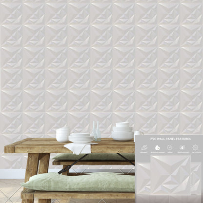 White Diamond Design 3D Wall Panel-3