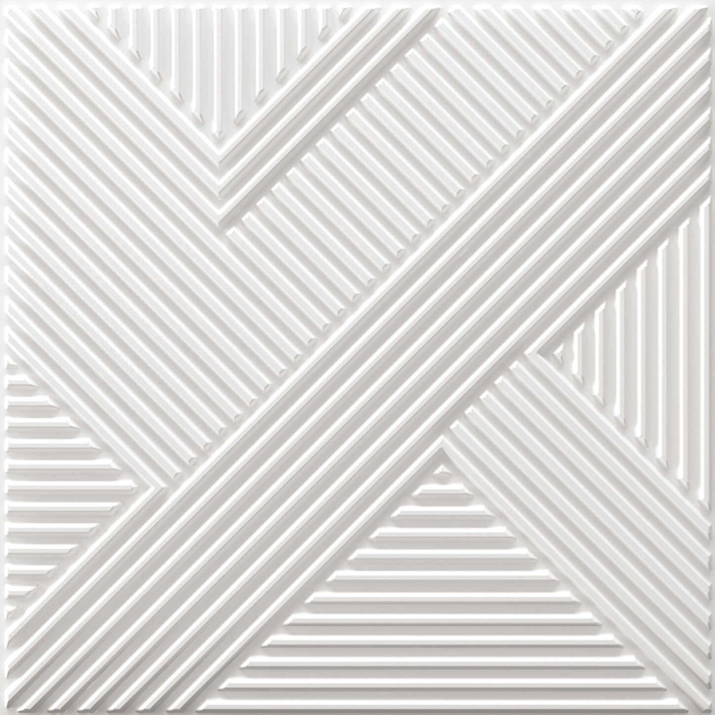 White Self Adhesive Panels Line Abstract Design