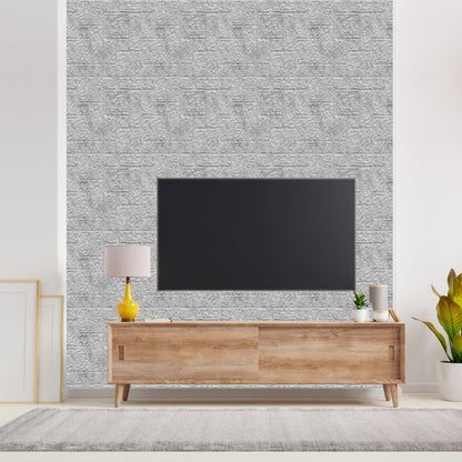 White Marble Self Adhesive Wall Panels Abstract Design