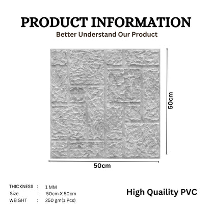 White Marble Self Adhesive Wall Panels Abstract Design