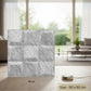 White Marble Cubical Design 3D Wall Panels View-4