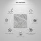 White Marble 3D Wall Panels Swirl Design
