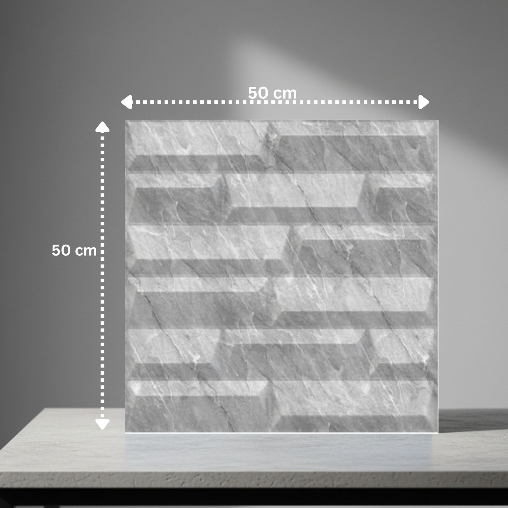 White Marble 3D Wall Panels Vault Design