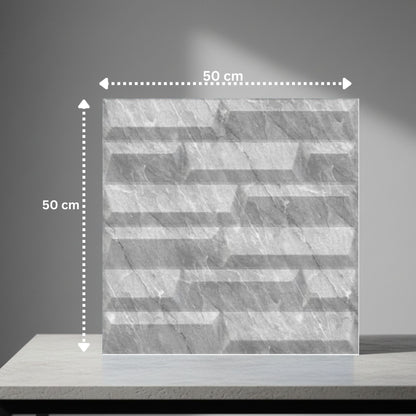 White Marble 3D Wall Panels Vault Design