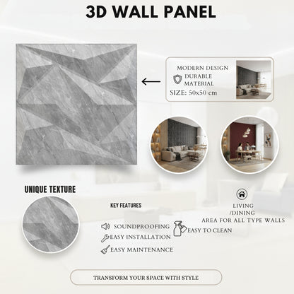 White Marble 3D Wall Panels Alps Design-3
