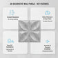 White Marble 3D Wall Panels Butterfly Design