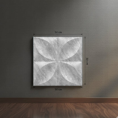 White Marble 3D Wall Panels Butterfly Design