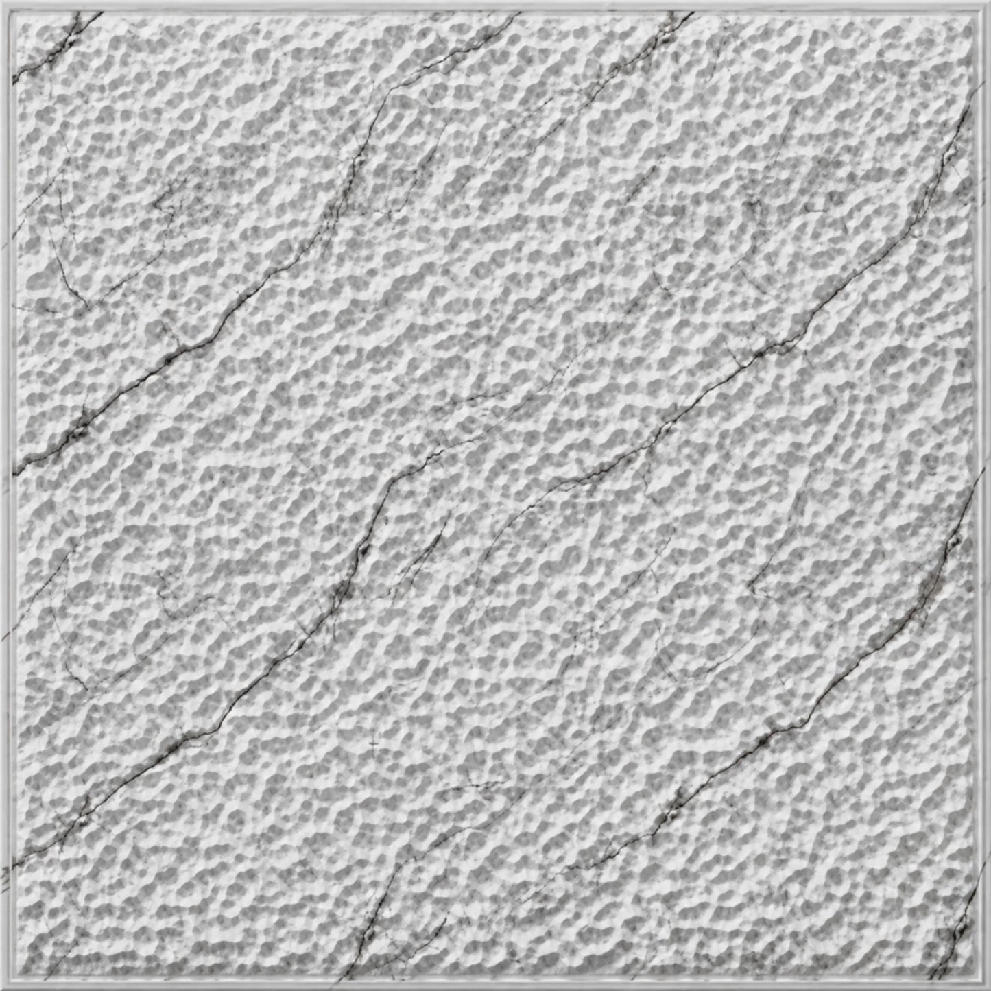 White Marble Self Adhesive PVC wall Panels Textured Design
