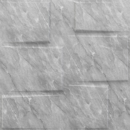 White Marble Stream Design 3D Wall Panel
