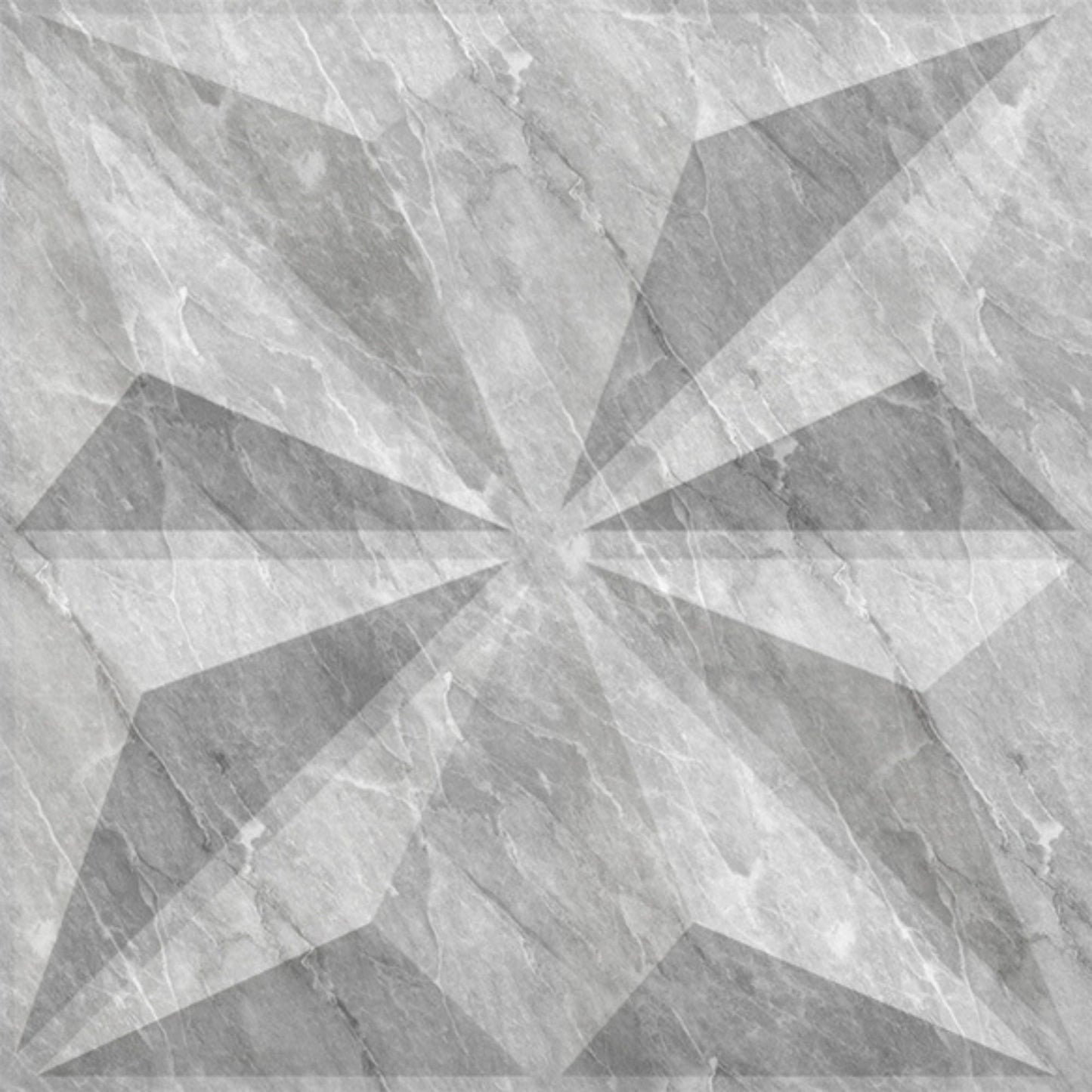 White Marble crystal Design 3D Wall Panel Front View