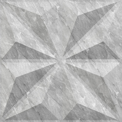 White Marble crystal Design 3D Wall Panel Front View