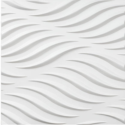 White Self Adhesive 3D Panels Geometric 3D Design