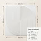 White Self Adhesive 3D Panels Curve Design