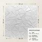 White Self Adhesive 3D Panels Triangle Design