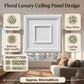 White Square Design 3D PVC Ceiling Panel  Features View