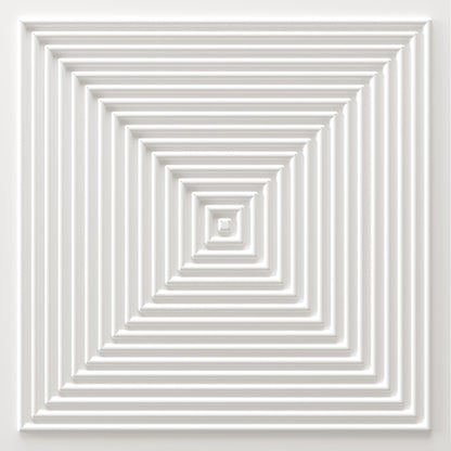 White Self Adhesive Panels Square Design TP112