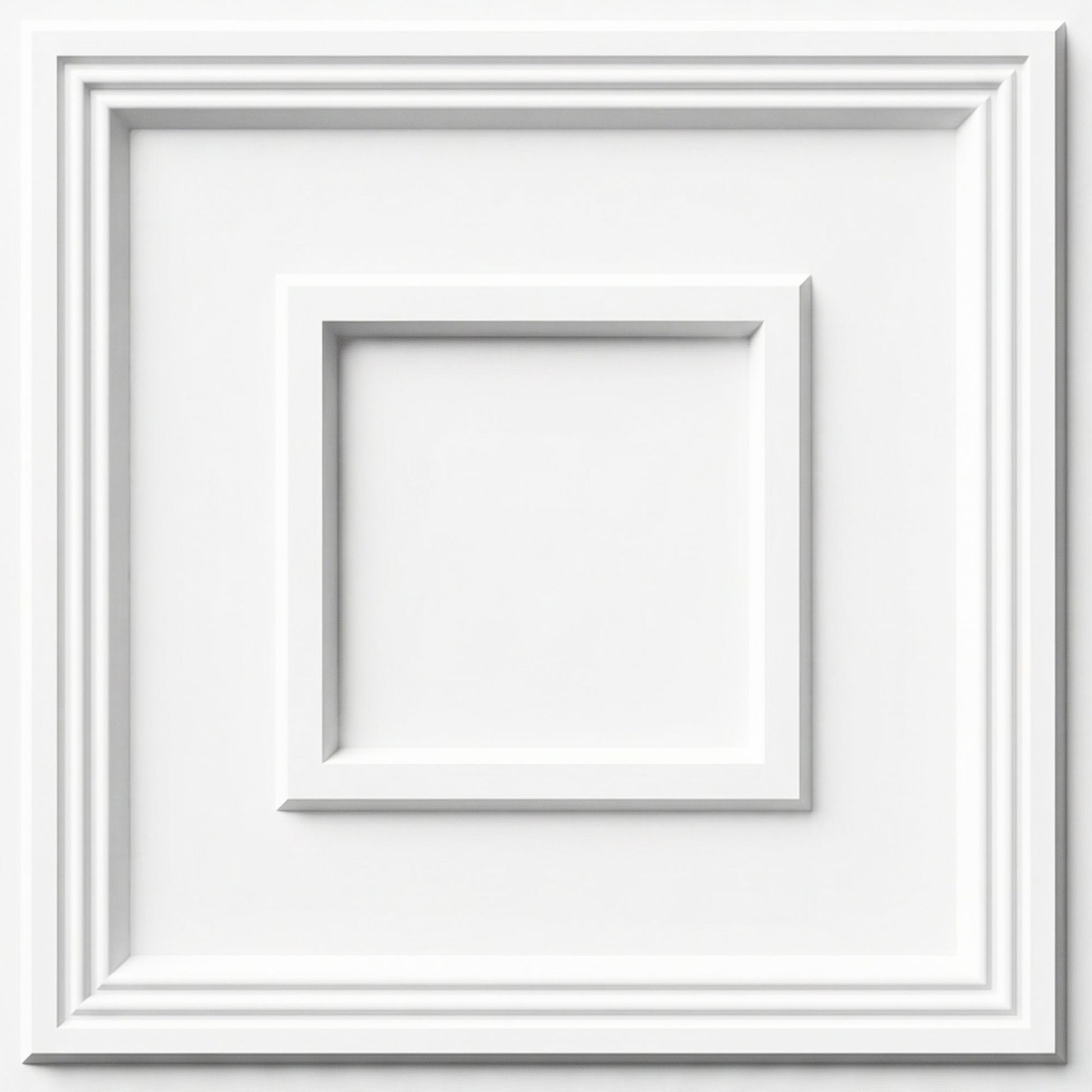 White Square Design 3d Ceiling Panel
