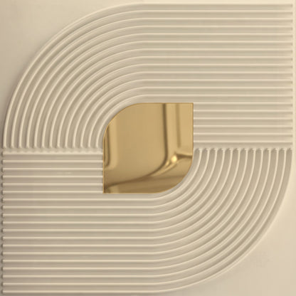 White Tail - Copper Self Adhesive PVC wall Panels Curve Line Design
