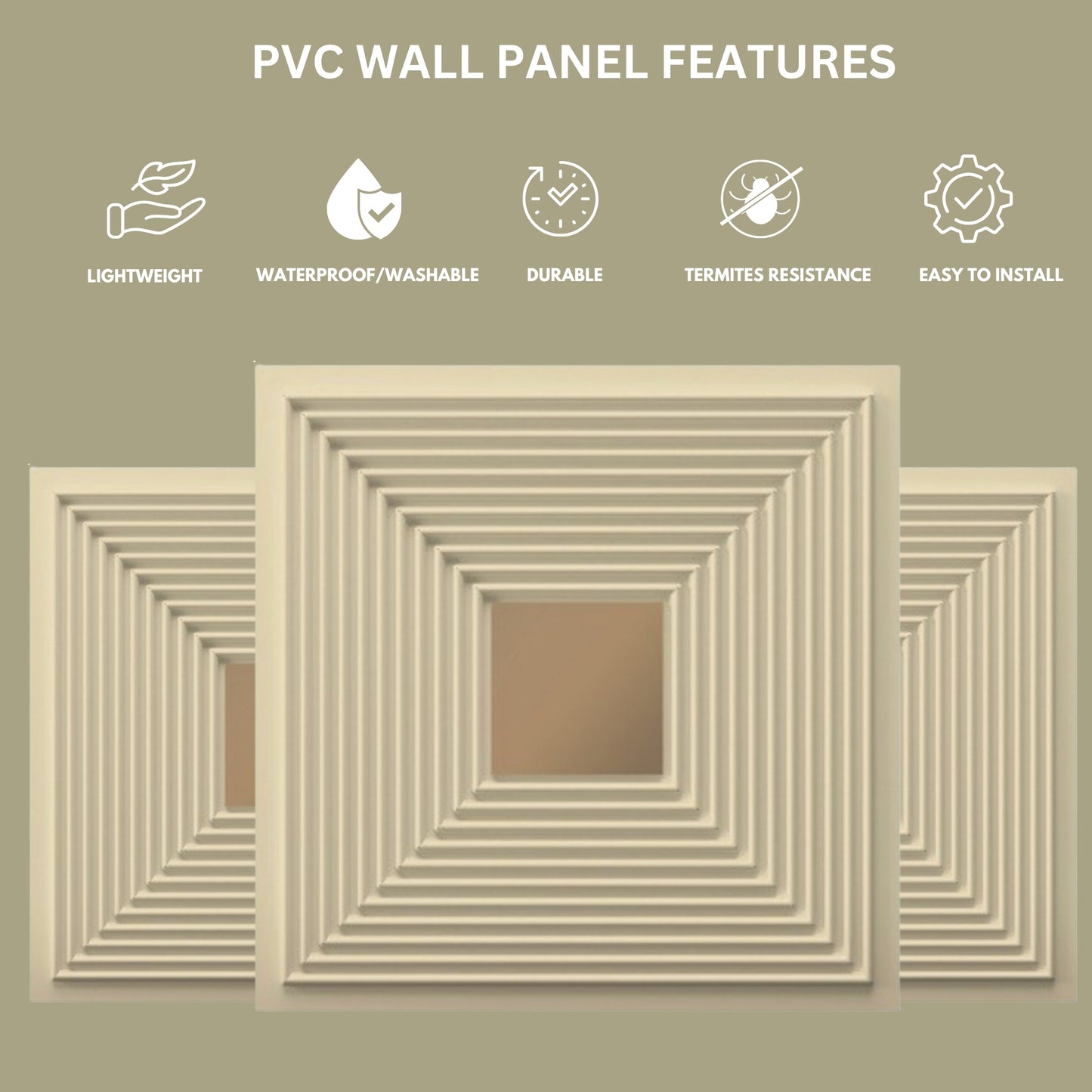White Tail - Copper Self Adhesive Panels Line Design