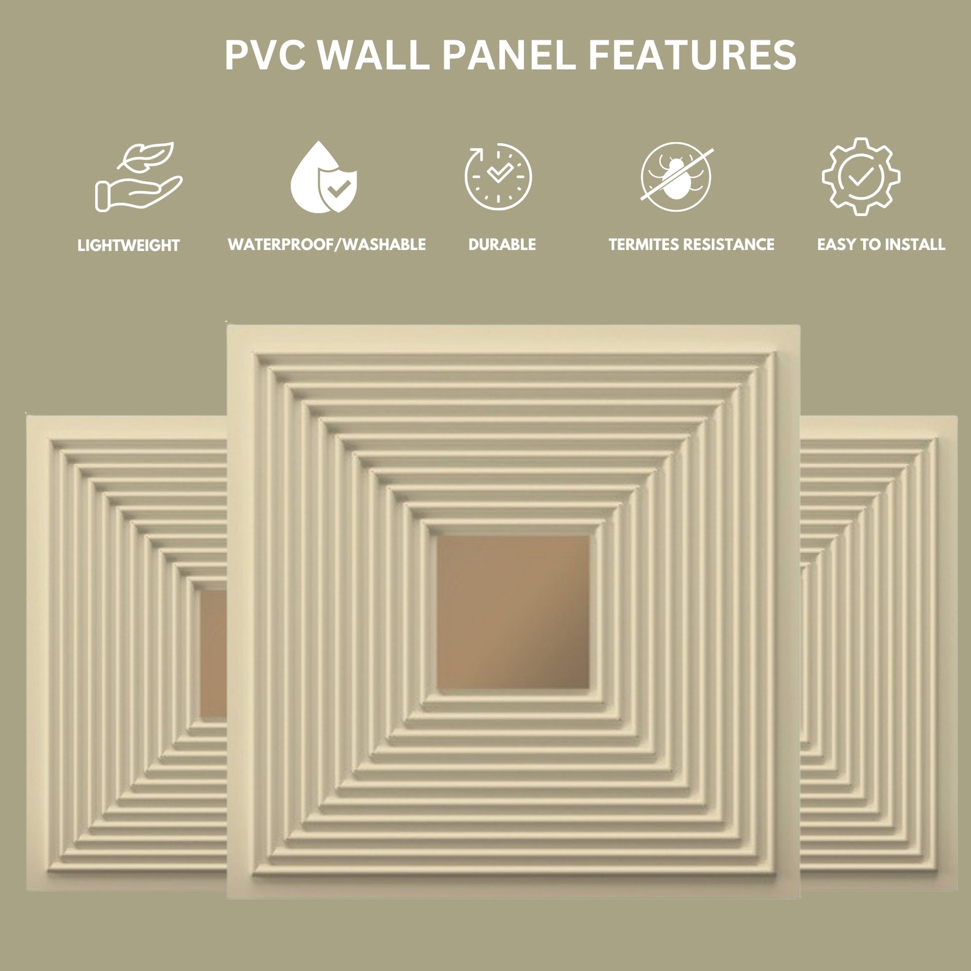 White Tail - Copper Self Adhesive Panels Line Design