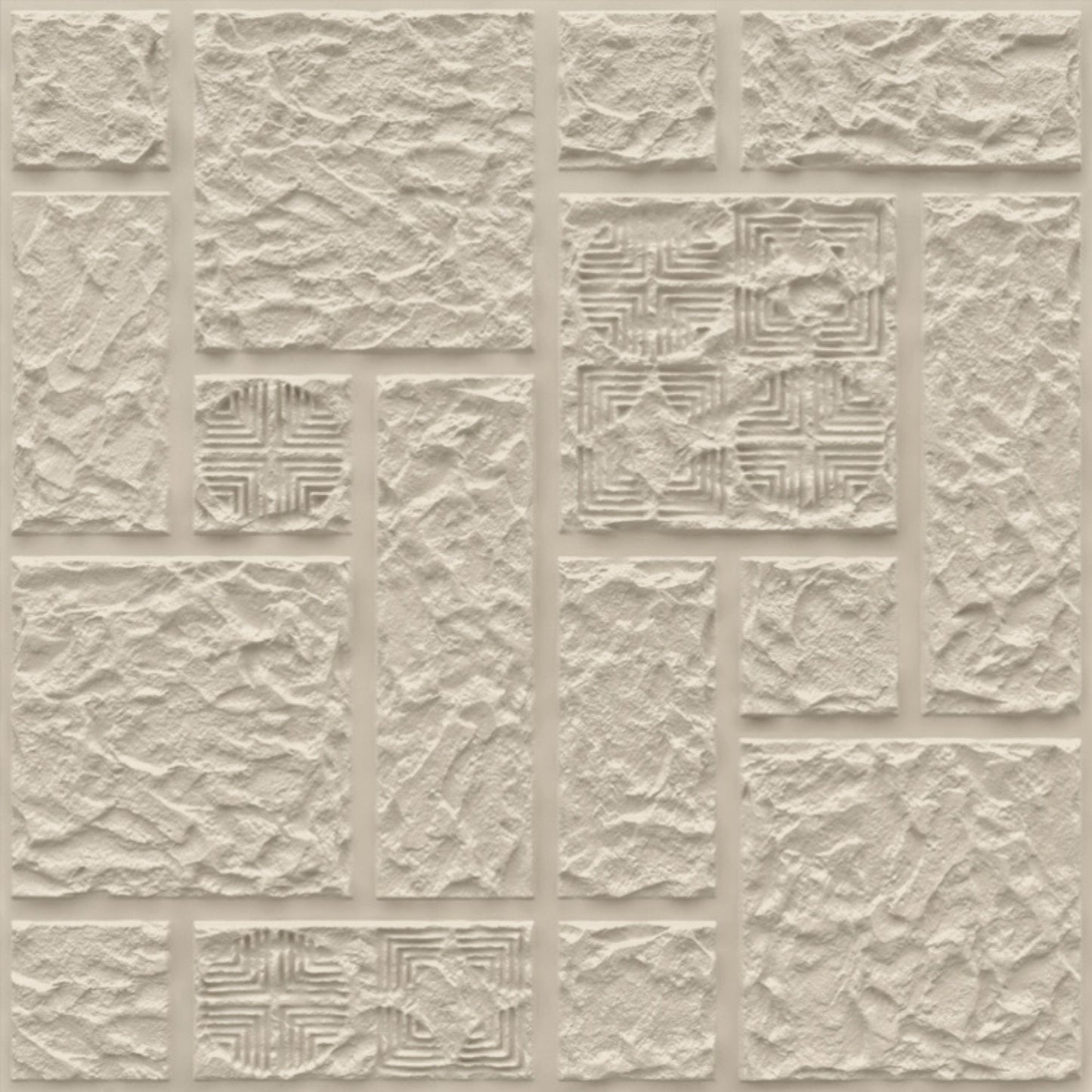 White Tail Self Adhesive Wall Panels Abstract Design