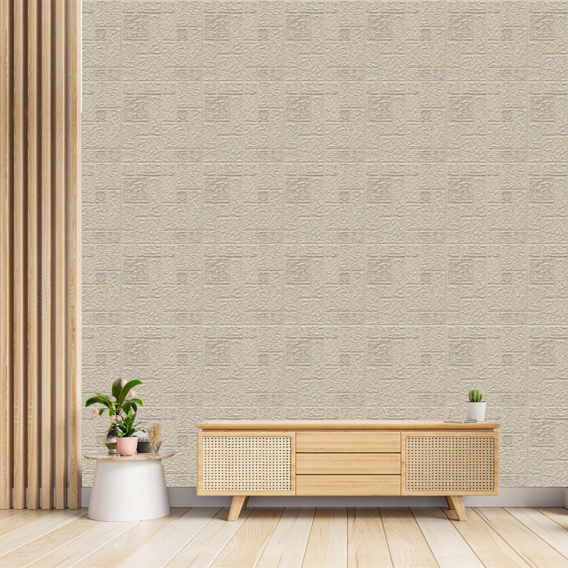 White Tail Self Adhesive Wall Panels Abstract Design