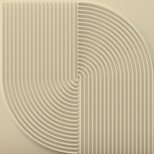 White Tail Self Adhesive Panels Circle Design