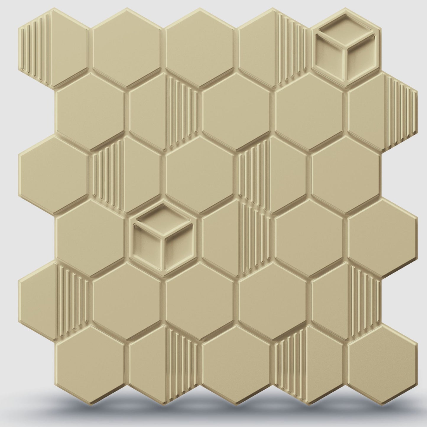 White Tail Self Adhesive Panels Hexagon Design
