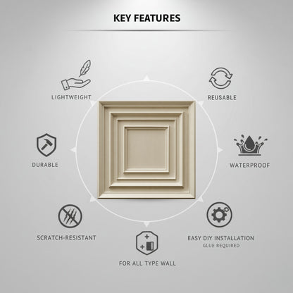 White Tail 3D Wall Panels Accent Design2