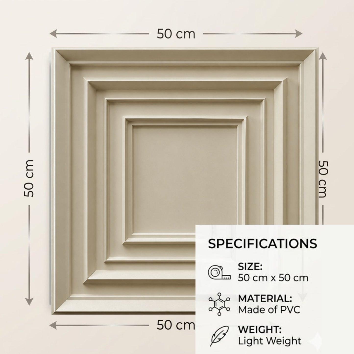 White Tail 3D Wall Panels Accent Design3