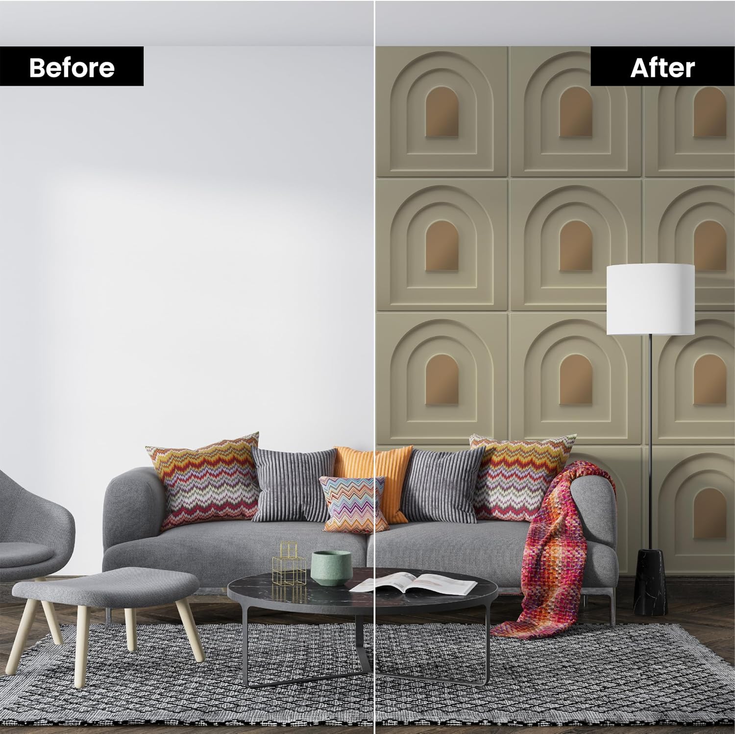 White Tail 3D Wall Panels MR Archi Design