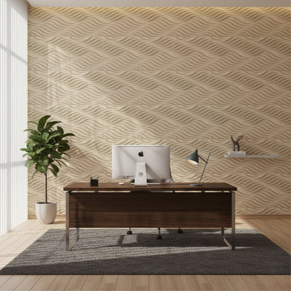 White Tail 3D Wall Panels Swirl Design