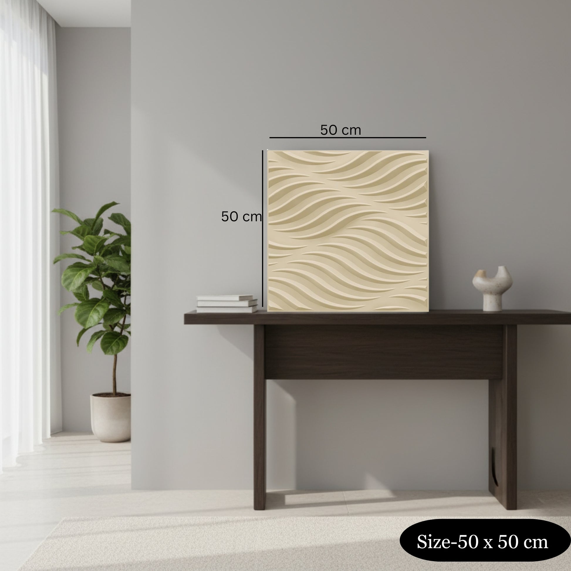 White Tail 3D Wall Panels Swirl Design