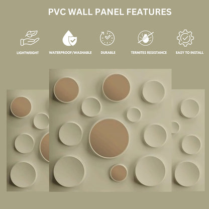 White Tail Acrylic Moon Design 3D Wall Panel-2