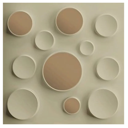White Tail Acrylic Moon Design 3D Wall Panel