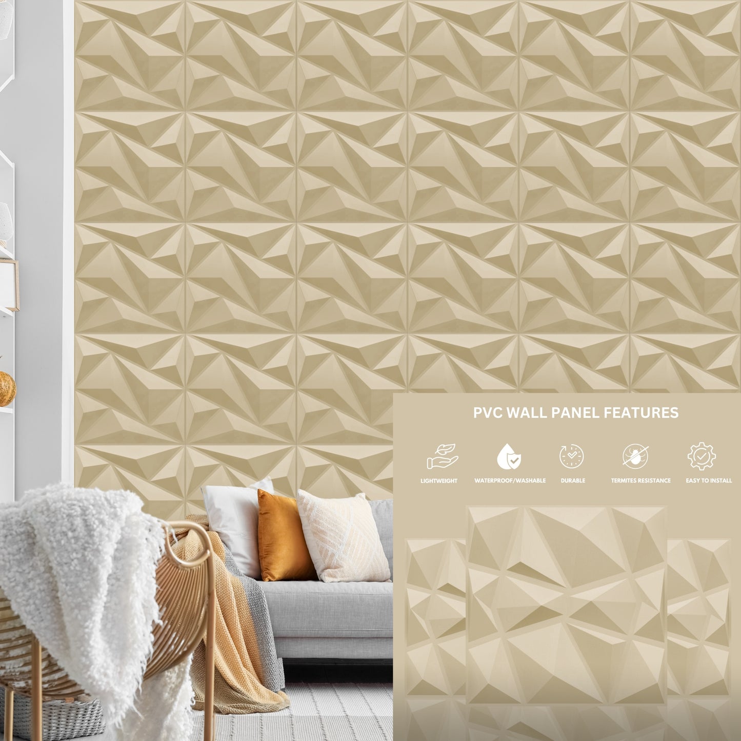 White Tail 3D Wall Panels Alps Design-2