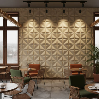 White Tail Bloom Design 3D Wall Panel View-1